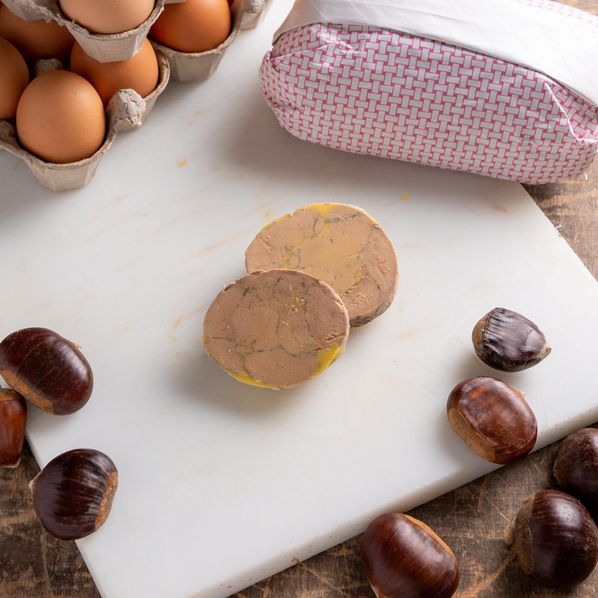 Tranches de foie gras de canard entier mi-cuit