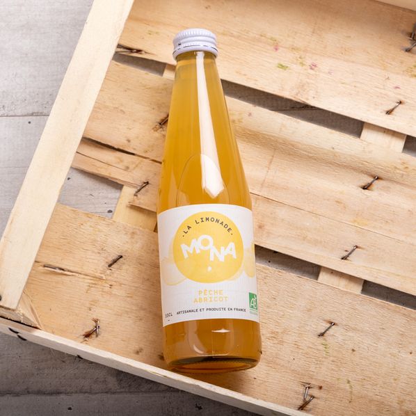 Limonade pêche, abricot Bio