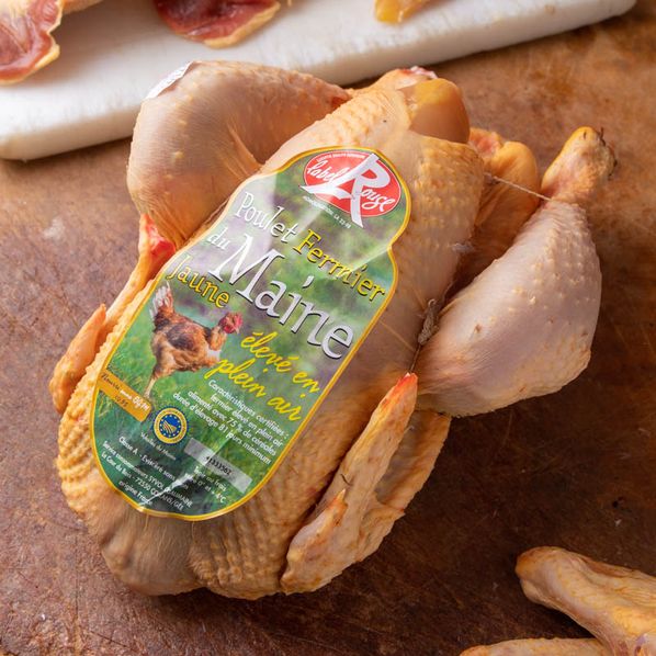 Poulet jaune fermier du Maine Label Rouge