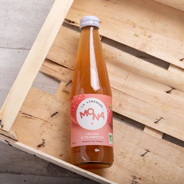 Limonade fraise, framboise Bio