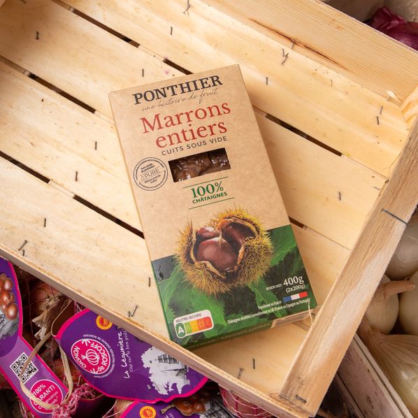 Marrons entiers cuits Ponthier