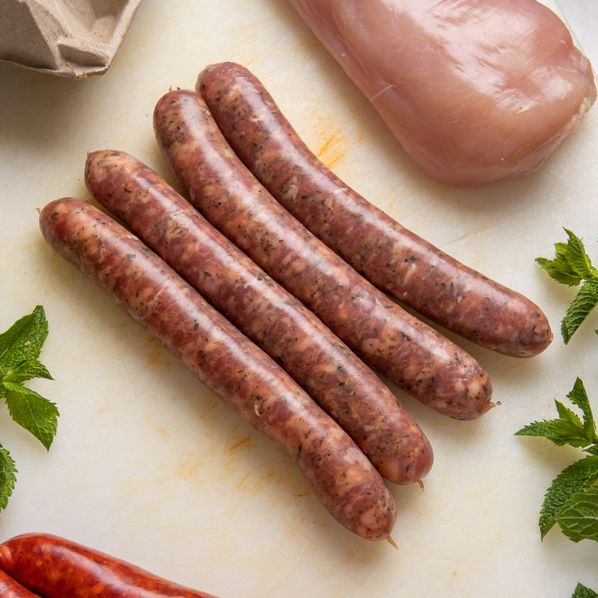 Saucisses de dinde aux herbes