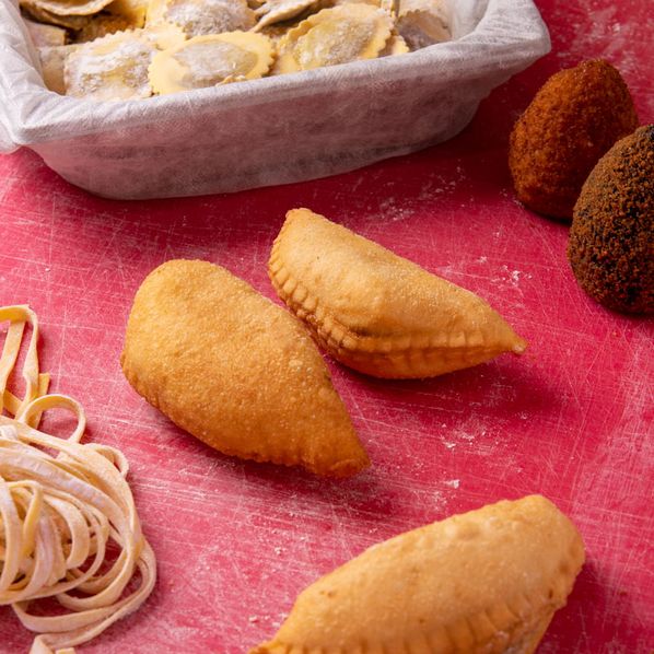 Panzerotti mozzarrella-jambon