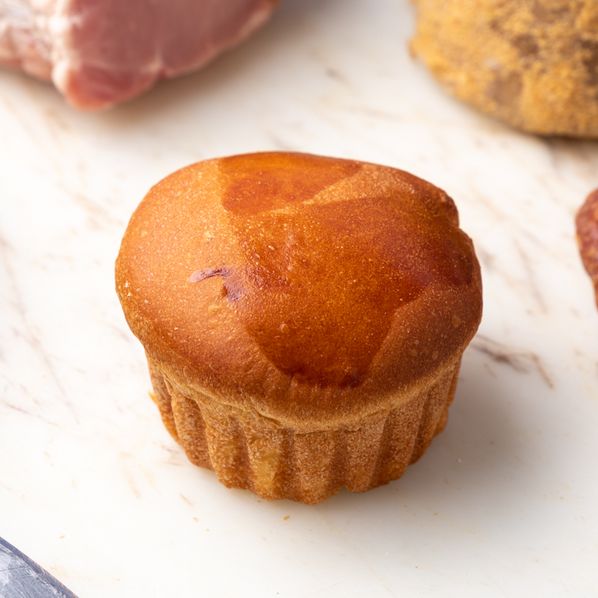 Mini brioché au saucisson
