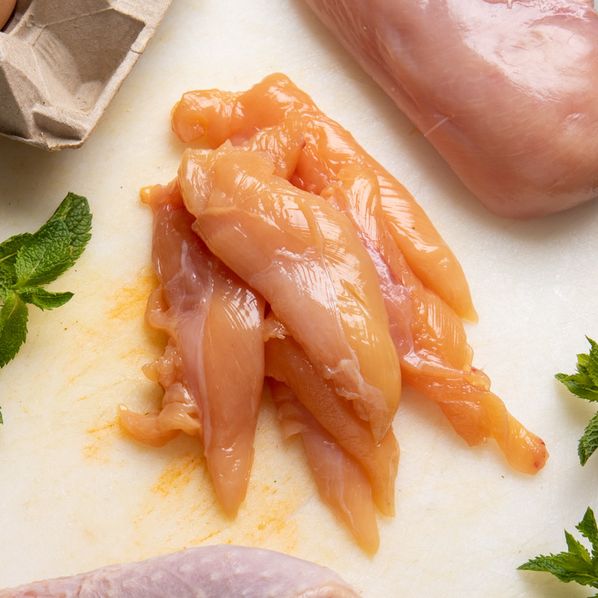 Aiguillettes de poulet jaune