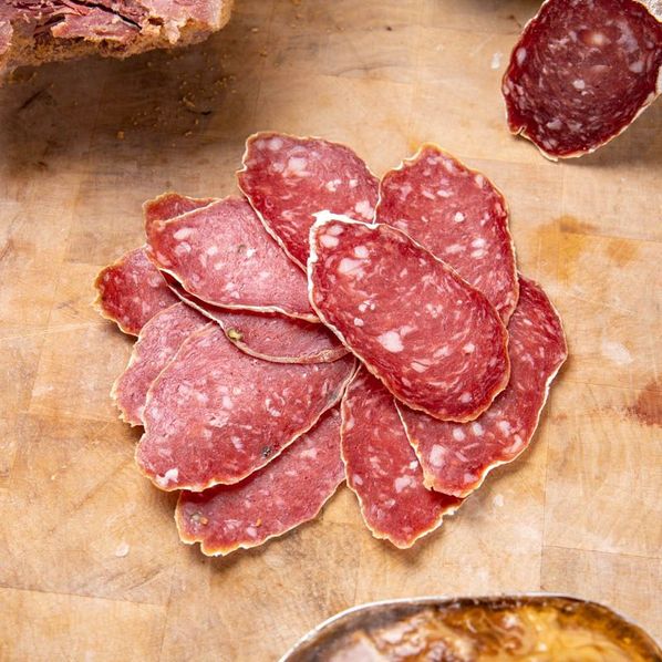 Saucisson Finess tranché