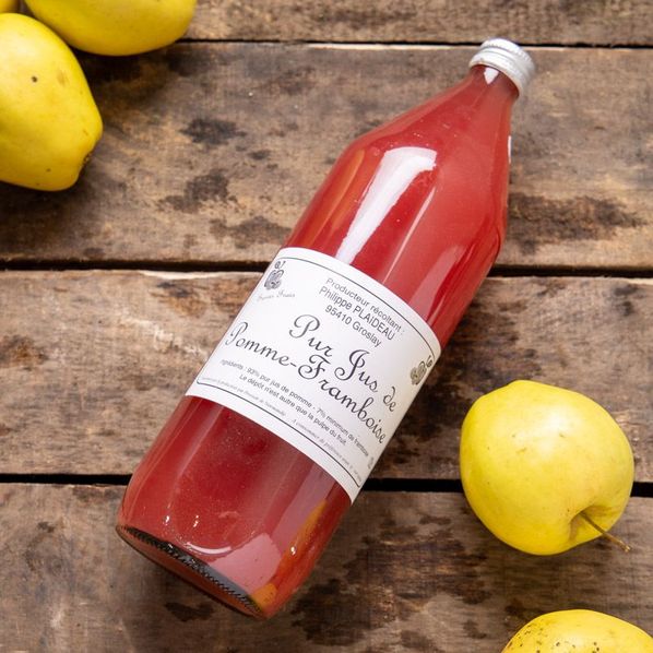 Jus pomme-framboise